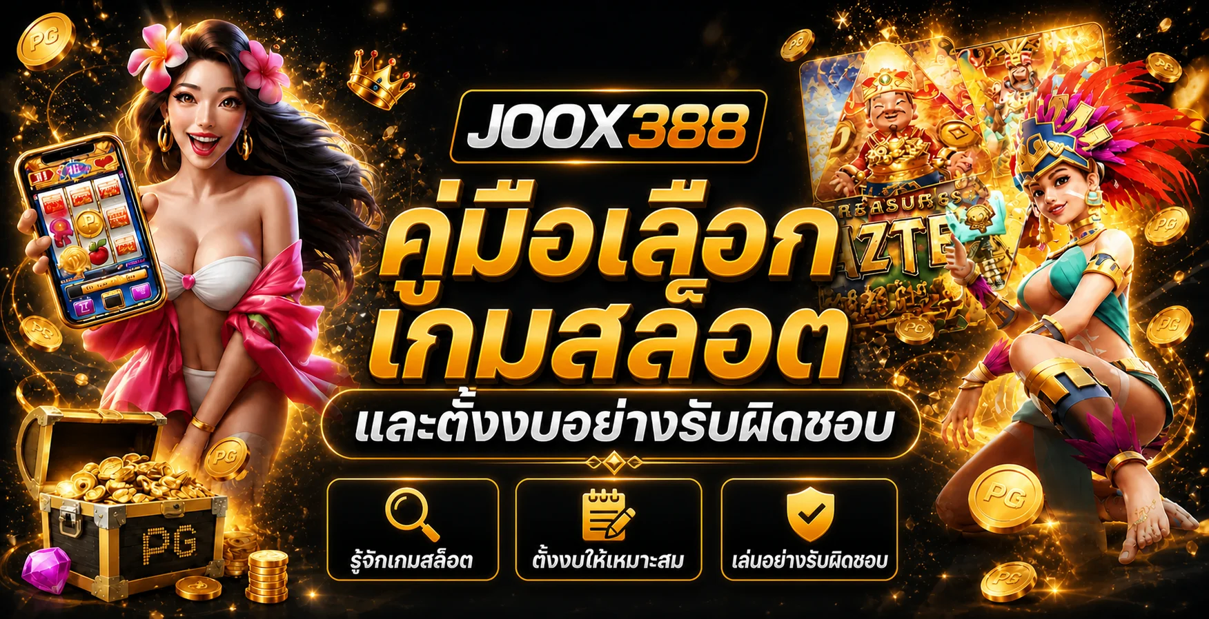 JOOX388 คู่มือเลือกเกมสล็อตและตั้งงบอย่างรับผิดชอบ
