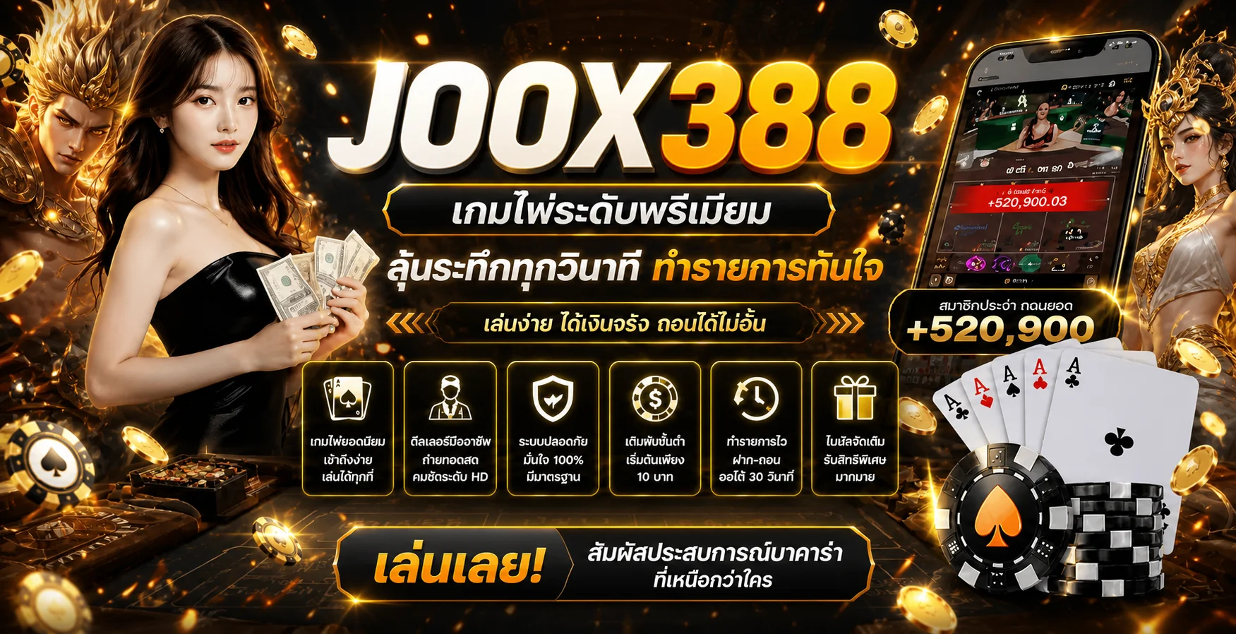 JOOX388 จุ๊ก388 ทางเข้าเว็บตรงและสล็อตออนไลน์